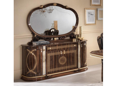 Klassieke dressoir met spiegel commode xxl kast sideboard Italiaanse meubels