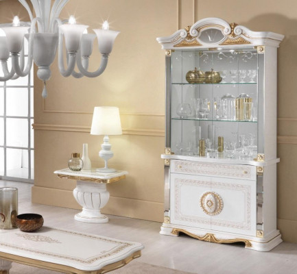 Vitrine Italiaanse luxe meubels Vitrine commodekast Glazen ontwerp kast