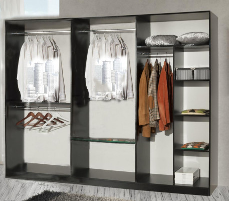 Luxe kledingkast ontwerper hoogglans kledingkasten meubels wonen hout nieuw