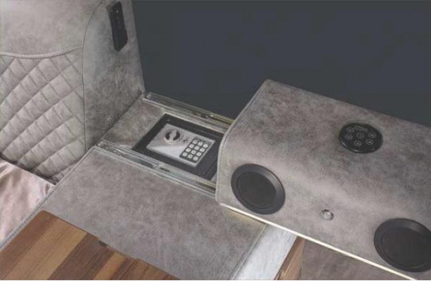 Multifunctioneel bedplankkast USB-oplaadstation Lift TV 180x200