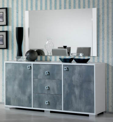 Moderne commodes 2-delige set Stijl Moderne commode + Spiegel Italiaanse meubels