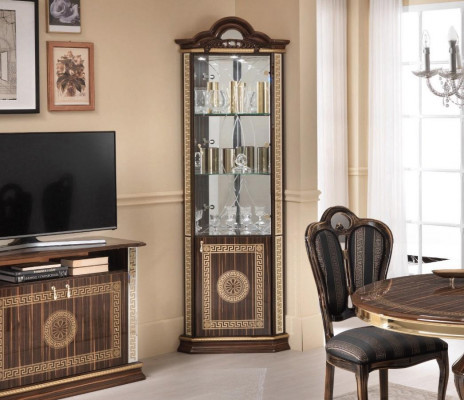 Eckvitrine Kast Hoekkast Kasten Meubels Glaskast Design Meubels Planken Nieuw