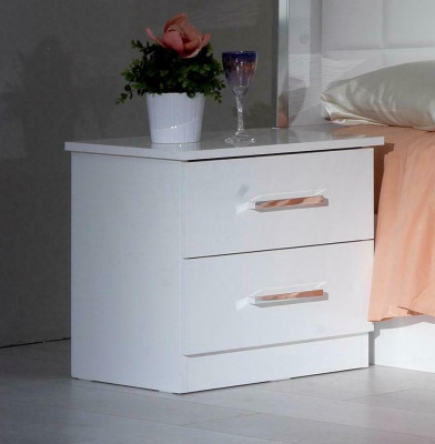 Ontwerp nachtkastje console metaal glans tafels consoles slaapkamer bijzettafel