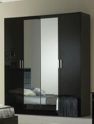 Ontwerp slaapkamer 6-delig. Complete slaapkamerset Bed Nachtkastje Commode Nieuw
