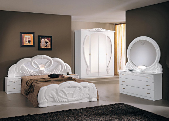 Spiegel Ladekast Kast Laden Dressoir Slaapkamer Set Hout Moderne Stijl Nieuw