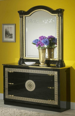 Spiegel Commode Kast Commodes Dressoir Slaapkamer Set Hout Moderne Stijl Nieuw