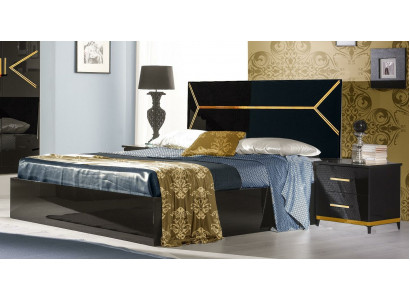 Klassieke stijl bedden Lederen tweepersoons hotelbed Moderne slaapkamermeubels Hout