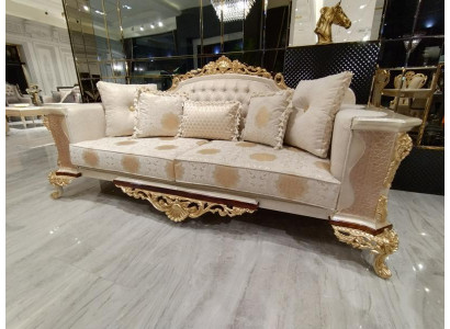 Luxe bankstel 3+3 zits textiel designer Chesterfield bankstel 2x 3 zitter Nieuw