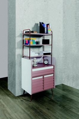 Boekenkast Multifunctionele tienerkamer kast Houten meubels Planken