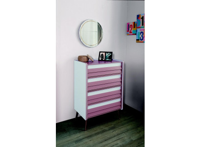 Ladenkast met spiegel hout Ladenkast Meubels Kast Kinderkamer Roze Nieuw