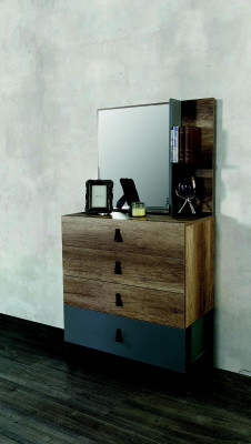 Ladenkast met spiegel Hout Modern Luxe Ontwerp Kinderkamer Ladenkasten