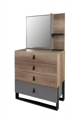 Ladenkast met spiegel Hout Modern Luxe Ontwerp Kinderkamer Ladenkasten