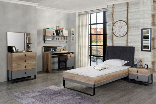 Ladenkast met spiegel Hout Modern Luxe Ontwerp Kinderkamer Ladenkasten