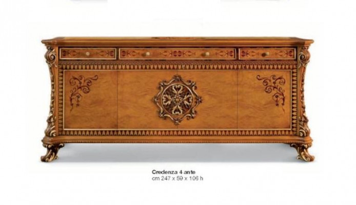 Luxe dressoir xxl dressoir houten dressoir meubels kast bruin