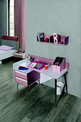 Bureau Hout Roze Tafel Bureaus Plank Meubilair Tienerkamer Ontwerp