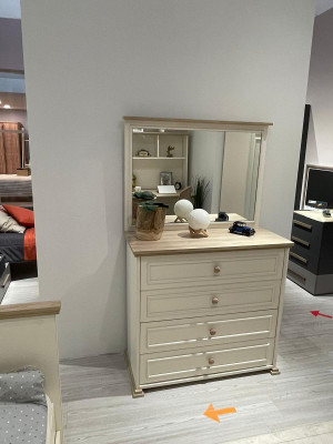 Dressoir met spiegel Luxe console commodes slaapkamer kinderkamer