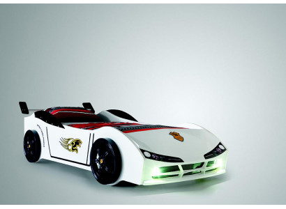 Race car auto bed mattress children's bed car bed nursery furniture.