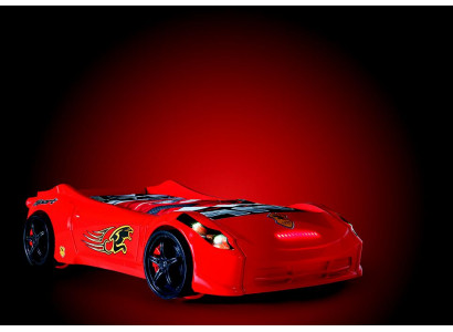 Kinderkamer bed kinderbed ontwerp raceauto autobed met matras