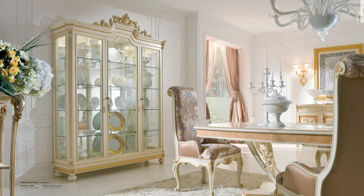 Luxe eettafel eetkamertafel eethoek tafel tafels barok eetkamer