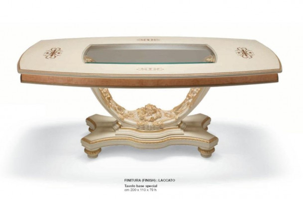 Luxe eettafel eetkamertafel eethoek tafel tafels barok eetkamer
