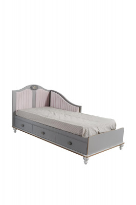 Kinderkamer meubels 5-delig set Ontwerp Bed Nachtkastje Kledingkast