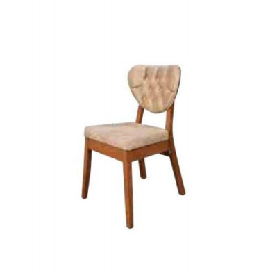 Beige houten stoel Chesterfield stoel Designer gestoffeerde stoelen Luxe zitmeubelen