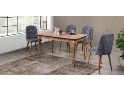 Eetkamer eettafel set eetkamermeubilair set eetkamersets dh 4 stoelen 5-delig