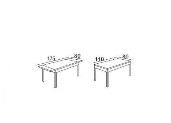 Moderne meubel eetkamerset garnituur zit eethoek eettafel bekleding 5-delig.