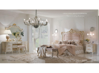 Luxe slaapkamer tweepersoonsbed nachtkastje set kaptafel 7-delig