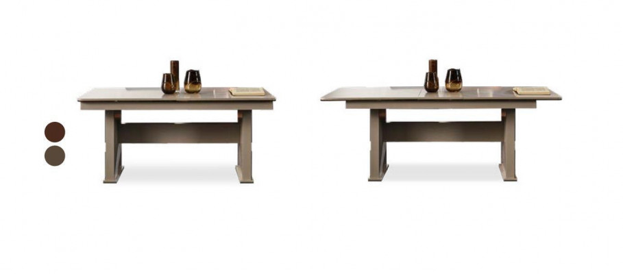 Compleet set eettafel 6x stoelen eetkamerset Ess edelstalen tafel 7dlg.