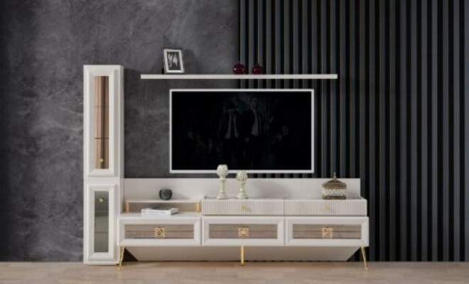Wand woonwand woonkamer meubels luxe rtv wandmeubels kast plank