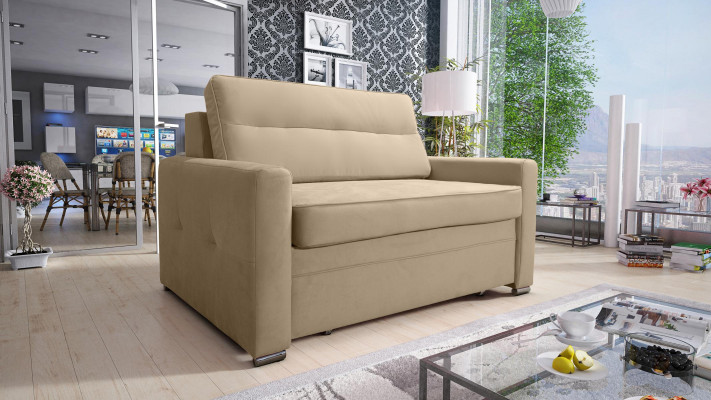 Ontwerp Bank Stof Chesterfield Fauteuil 1,5-zits Beklede Banken Lounge Club