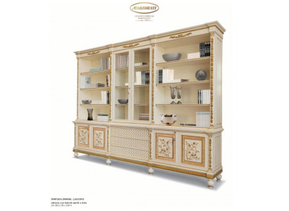 Boekenplank Staande plank Beige Opbergrek Kantoorrek XXL Boekenrek