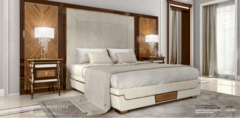 Luxe bed tweepersoonsbed Groot Bruin Bedframes Bedframe Slaapkamer