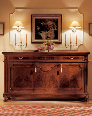 Luxe dressoir kasten commodes woonkamer houten meubels