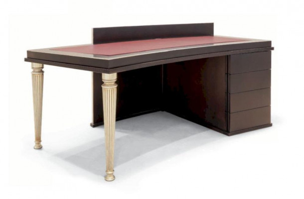 Schrijftafel Kantoor Schrijftafels Tafels Hout Luxe Modern Computerbureau