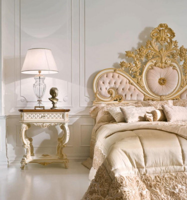 Nachtkastjes Nachtkast Console Bijzettafel Nachtkastjes Luxe Beige Barok