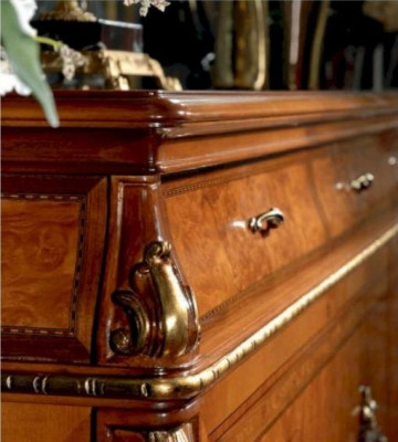Dressoir, commode, kasten, commodes, meubels, bruin, woonkamer, luxe, hout