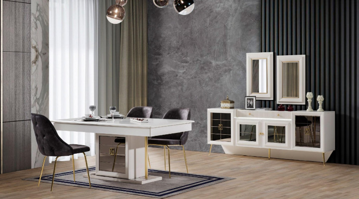 Tafel Eettafel Eettafel Eetkamer Hout Tafels Eet luxe meubels Nieuw