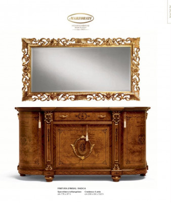 Wandspiegel Spiegel Luxus Holz Goud Barok Slaapkamer Design Stijl Marzorati