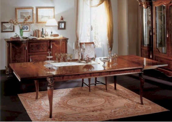 Uittrekbare eettafel Grote tafel Eethoek Eetkamermeubilair Houten eetkamer