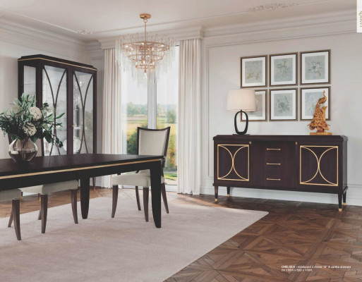 Sideboard Ladekast Luxe Kasten Laden Woonkamer Bruin Hout