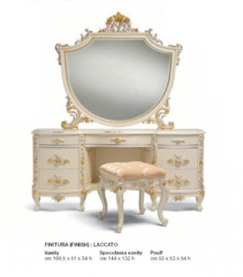 Wandspiegel Spiegel Luxus Gold Barock Schlafzimmer Design -> Wandspiegel Spiegel Luxe Goud Barok Slaapkamer Design