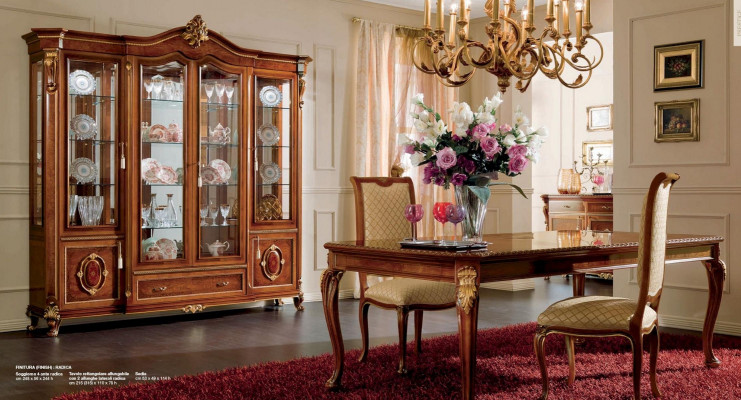 Luxe eettafel eetkamertafel eethoek tafel eetkamer bruine kleur