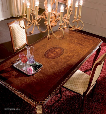 Luxe eettafel eetkamertafel eethoek tafel eetkamer bruine kleur