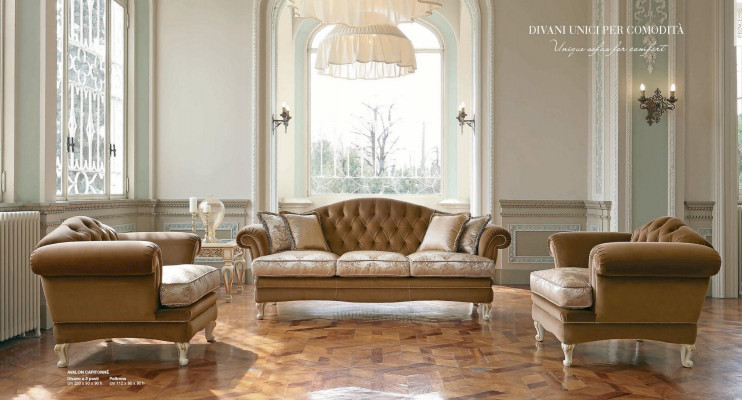 Fauteuil stoel 1-zits Chesterfield woonkamer Bruin Polyester stof