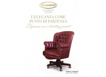 Draaistoel directiestoel fauteuil kantoor draaistoelen luxe Chesterfield rood