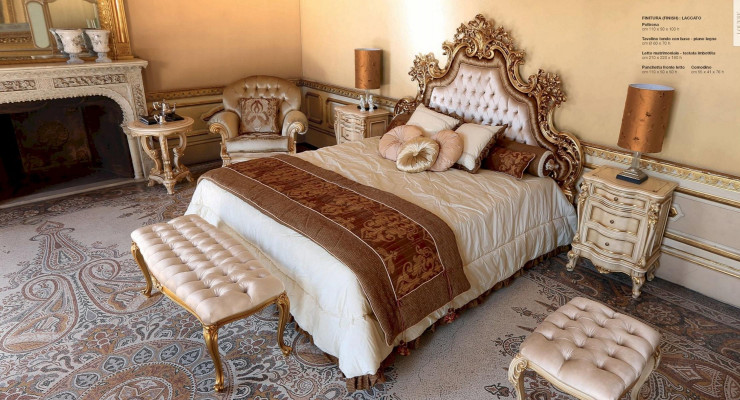 Luxe Chesterfield poef bijzettafel Goud Slaapkamer Stof Beige