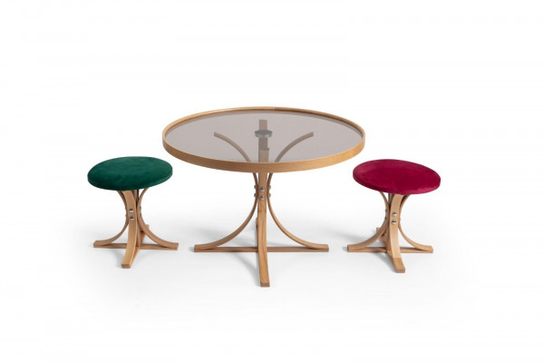 Woonkamerset Salontafel 2x kruk Luxe meubels Tafel Koffie Modern  Woonkamerset Salontafel 2x kruk Luxe meubels Tafel Koffie Modern