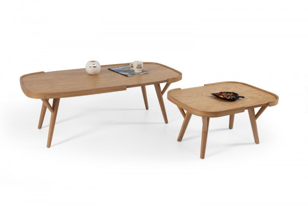 Woonkamerset 2-delig 2x salontafels Designer meubels Modern Compleet Hout